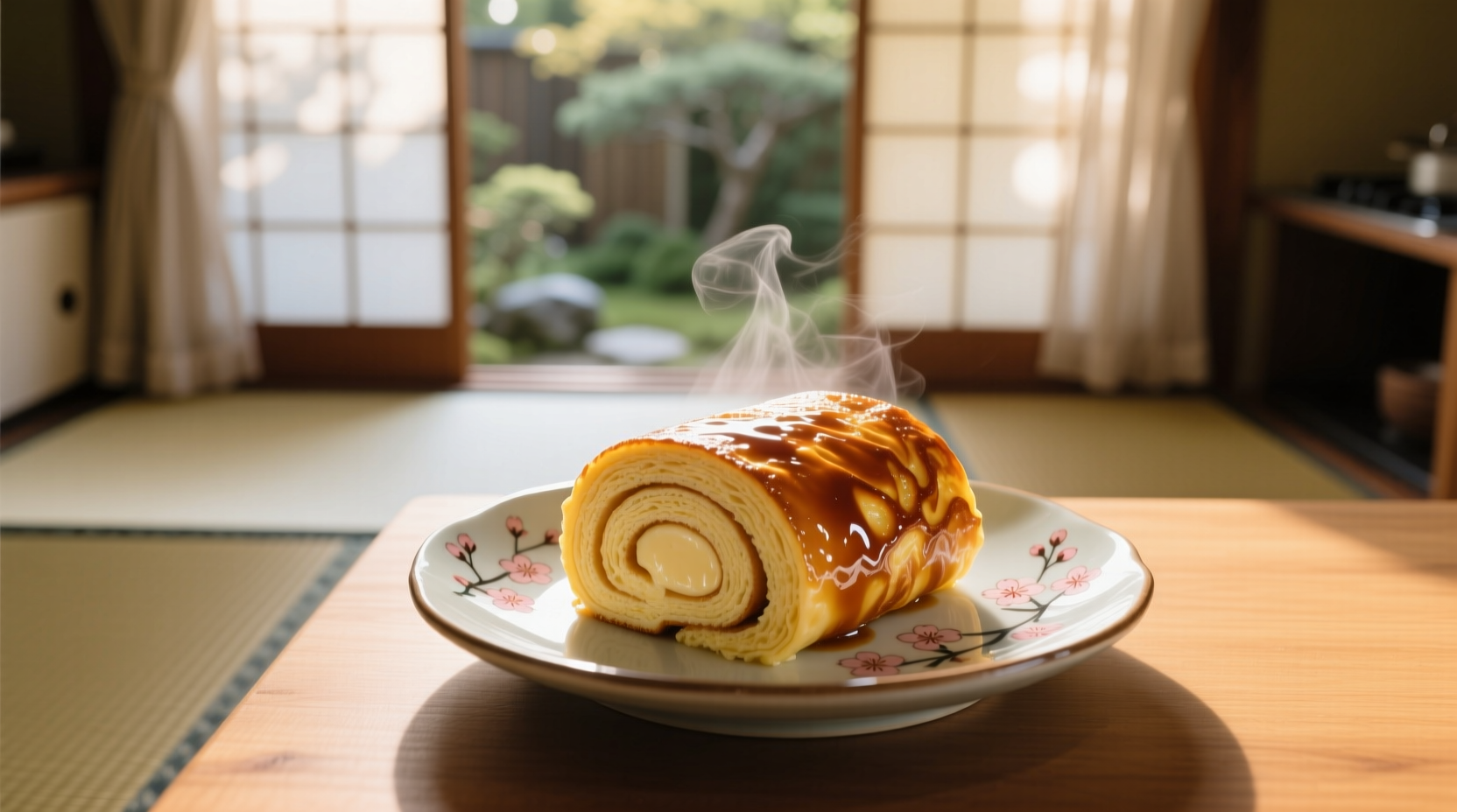 home style tamagoyaki japanese rolled omelette