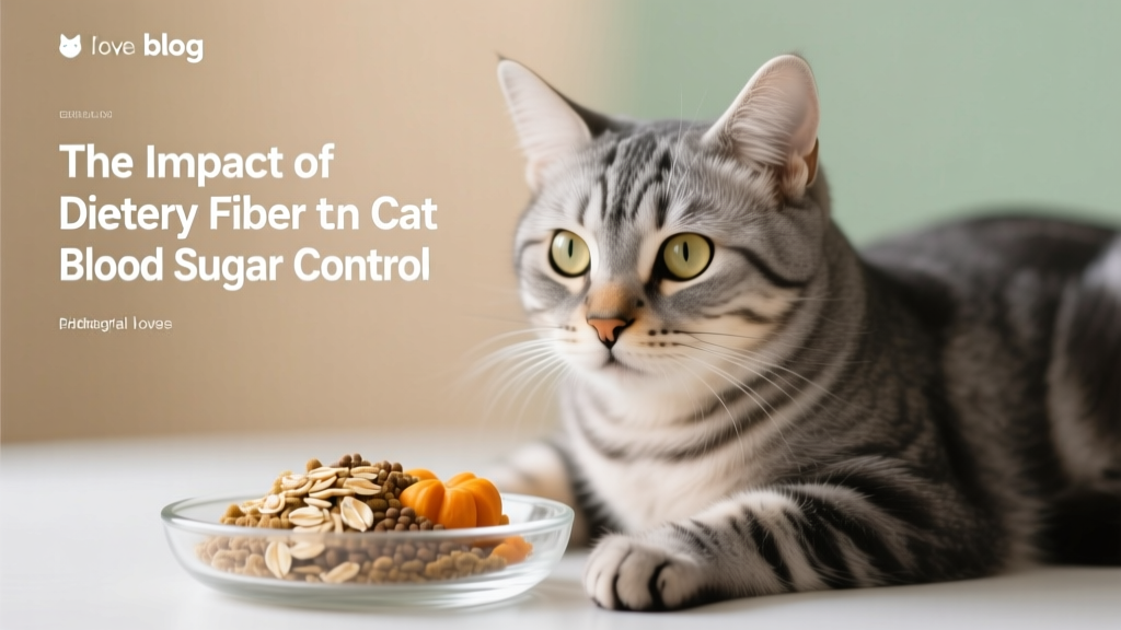 The Impact of Dietary Fiber on Cat Blood Sugar Control