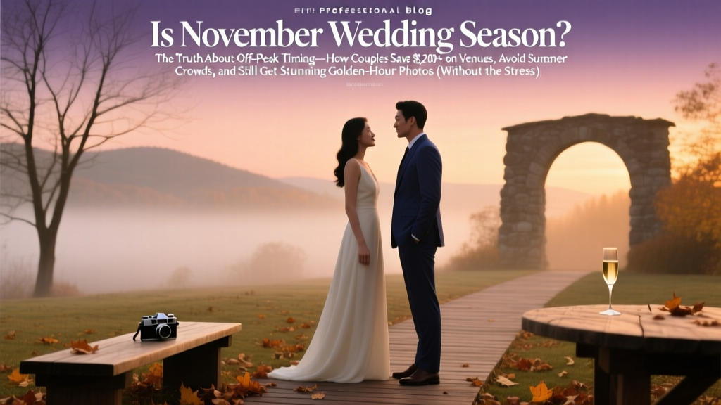 November Wedding Season: Save $8,200+ & Golden-Hour Photos