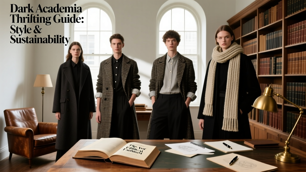 Dark Academia Thrifting Guide: Style & Sustainability