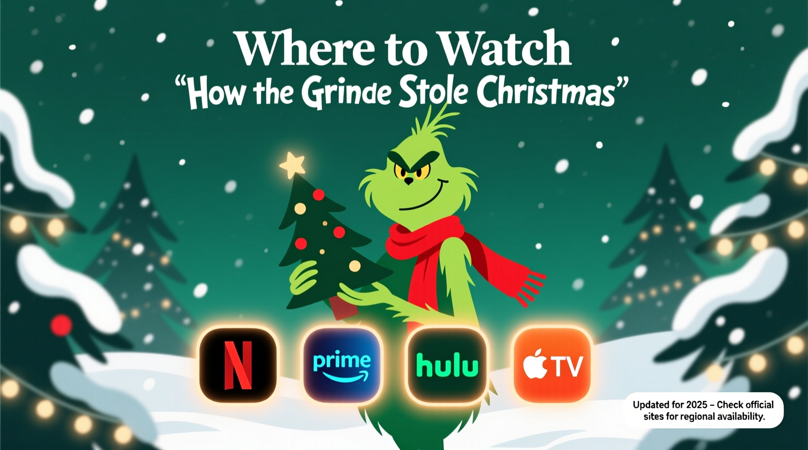 where can i stream how the grinch stole christmas