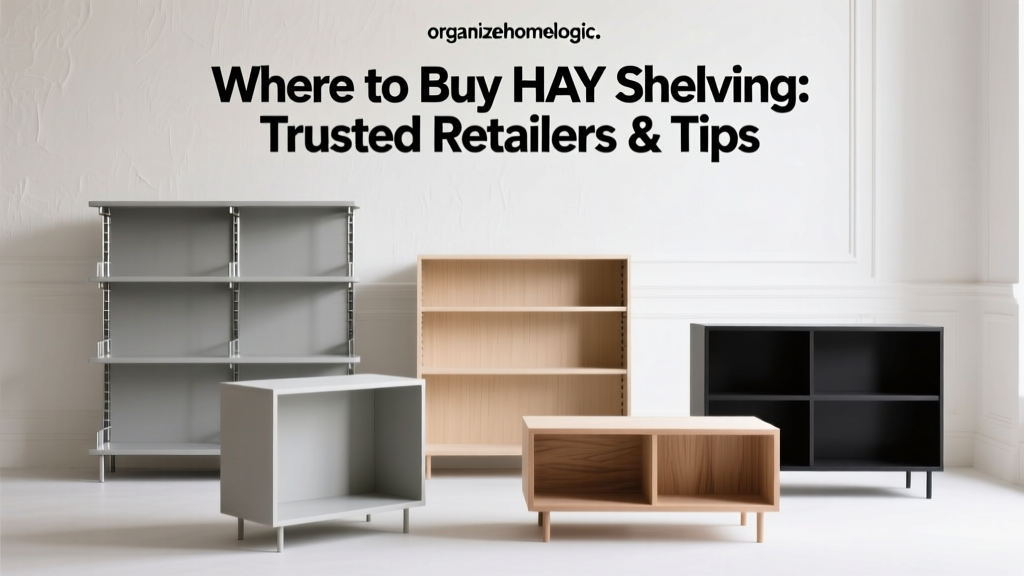 Where to Buy HAY Shelving: Trusted Retailers & Tips