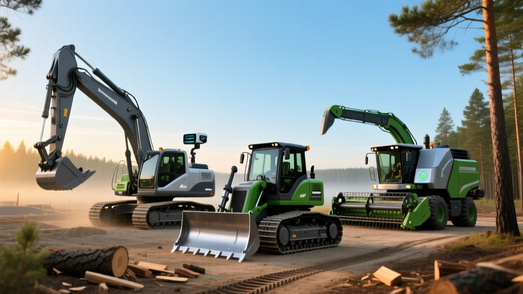 Smart Heavy Equipment Types Transforming 2026 Forestry