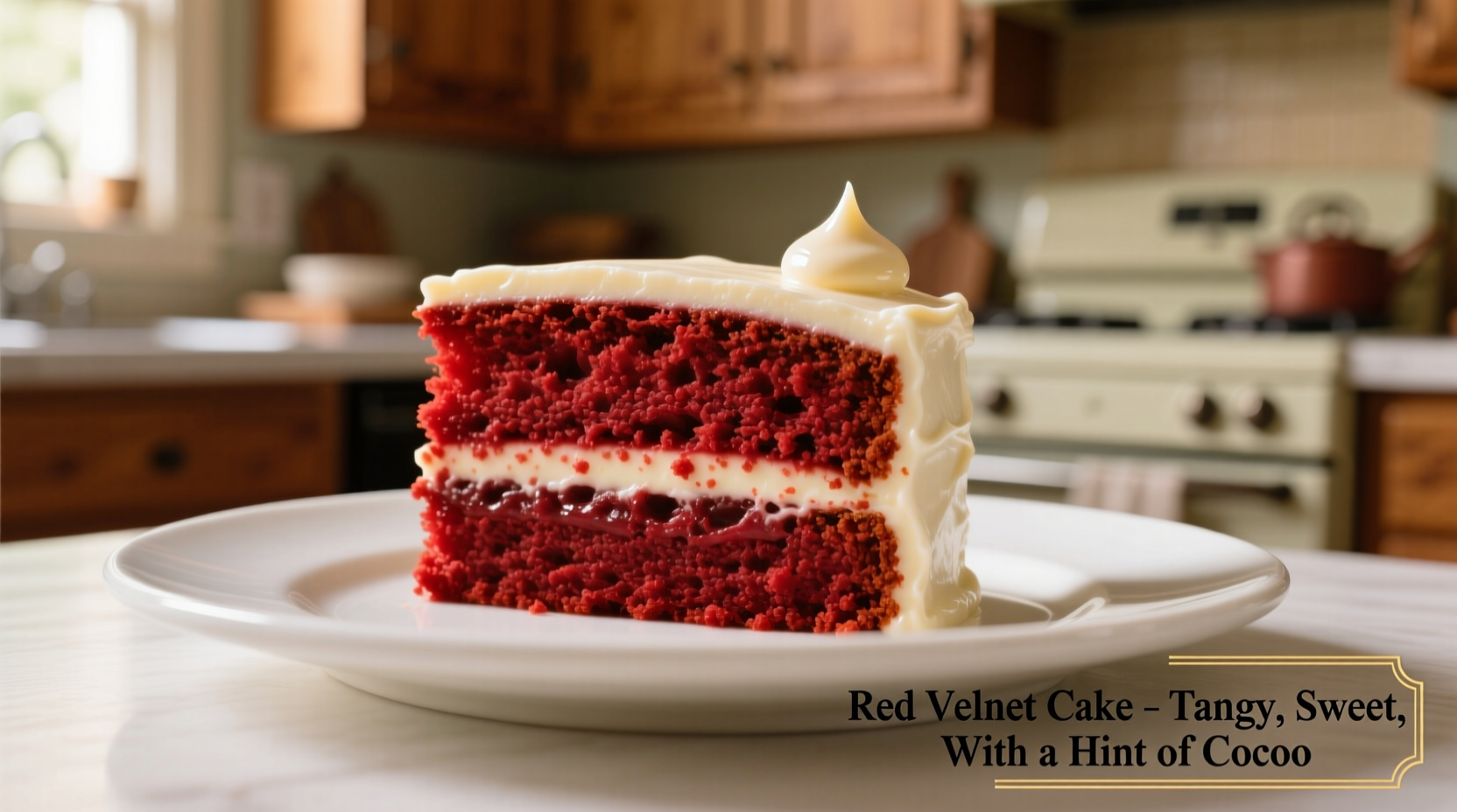 what is the flavor in red velvet cake
