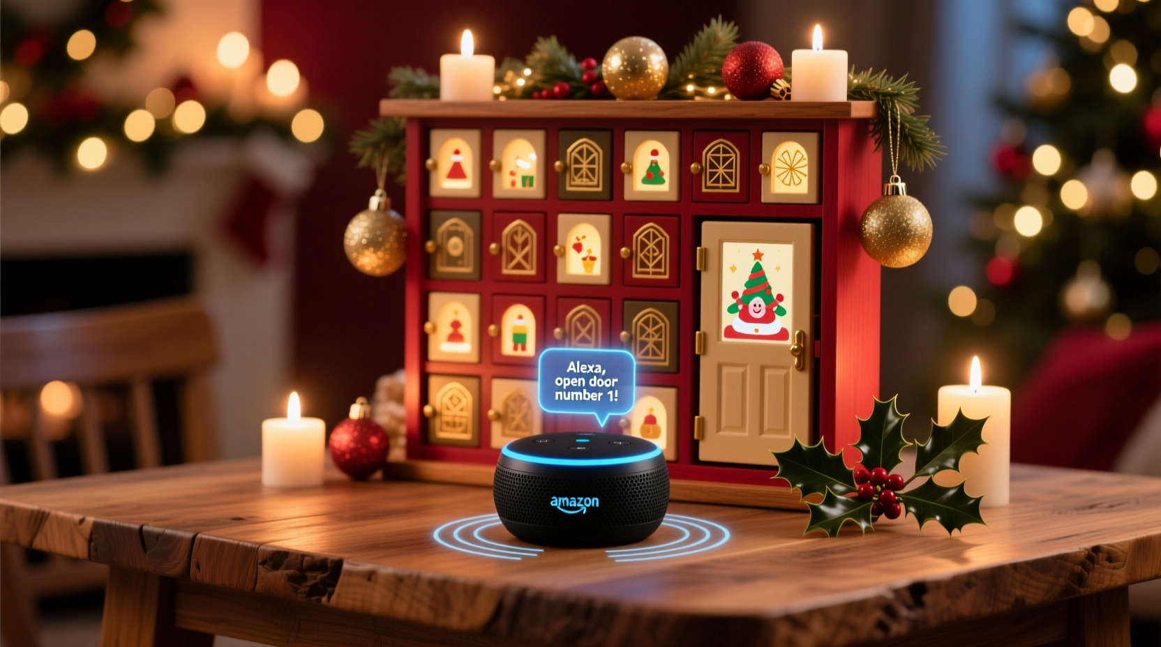 how to use alexa as an advent calendar
