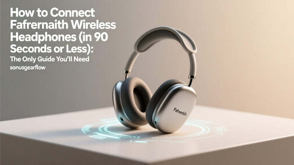 Fahrenheit Wireless Headphones Pairing Guide (2026)