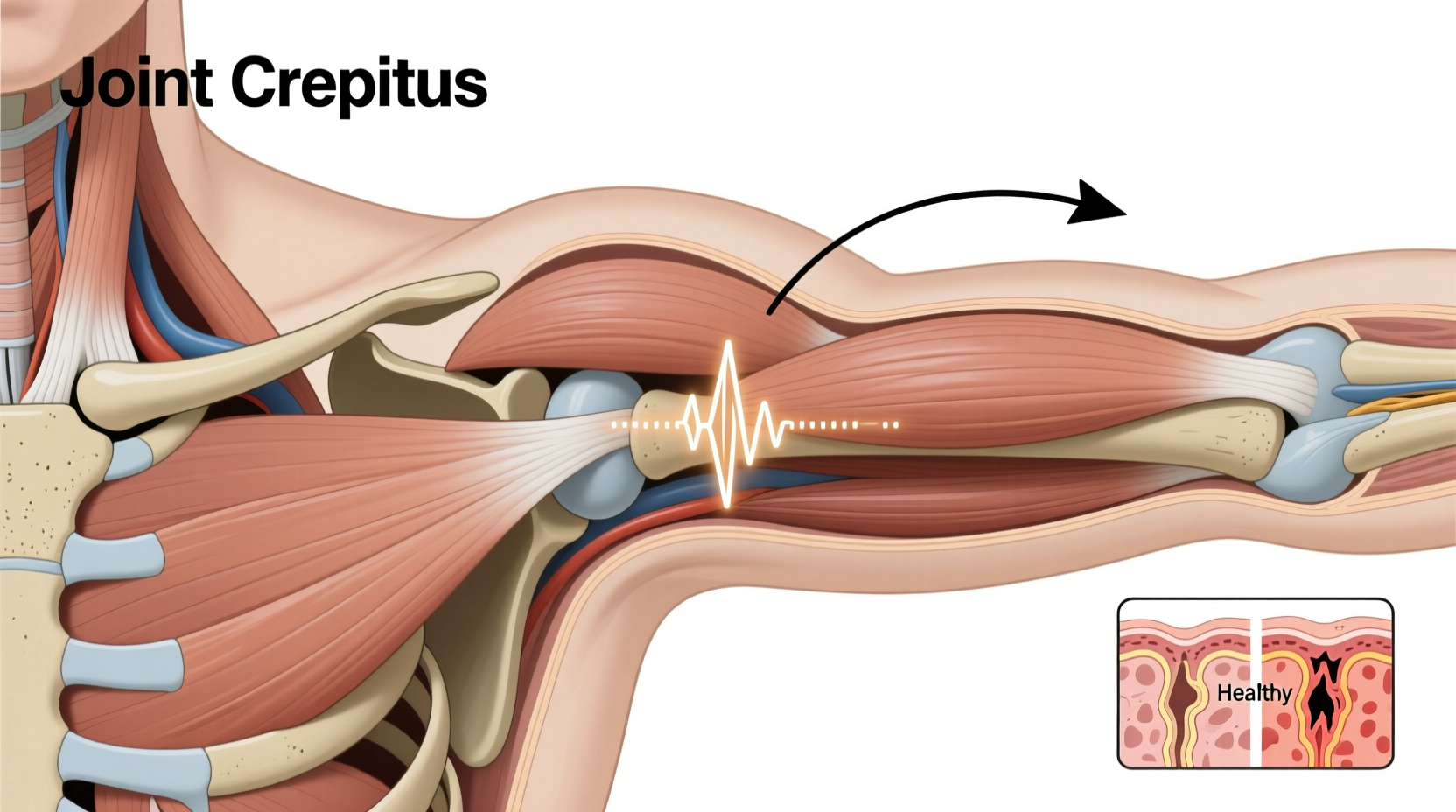 why does my shoulder click when i move it harmless or sign of injury