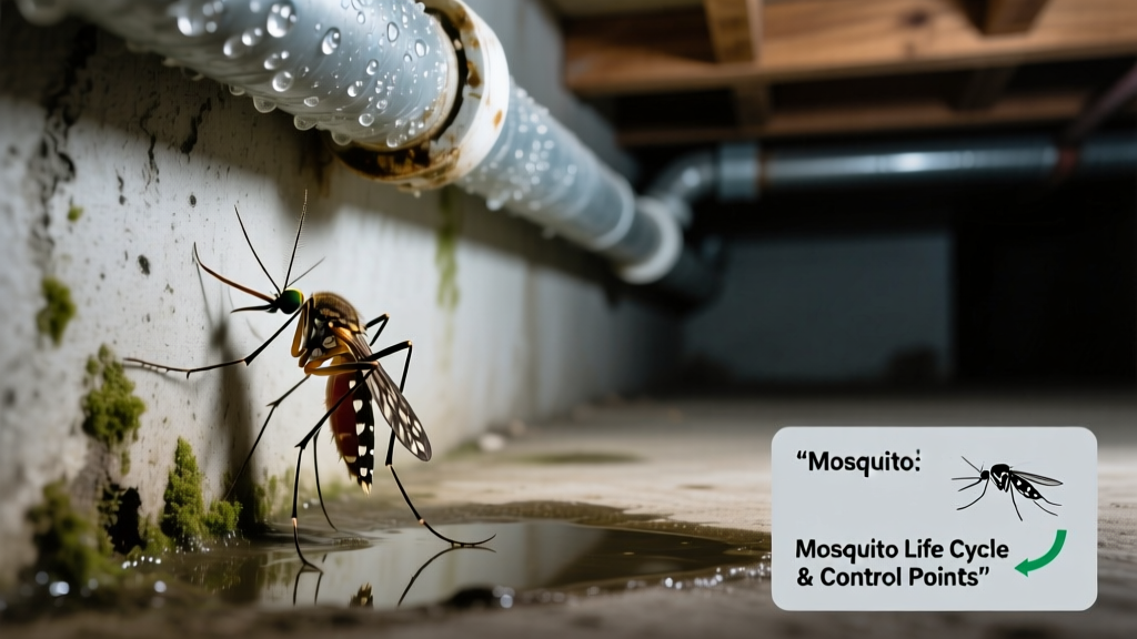 Mosquitoes in Basement: Identification & Control Guide