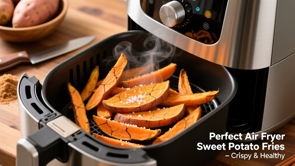 Crispy Air Fryer Sweet Potato Fries (Healthy & Easy)