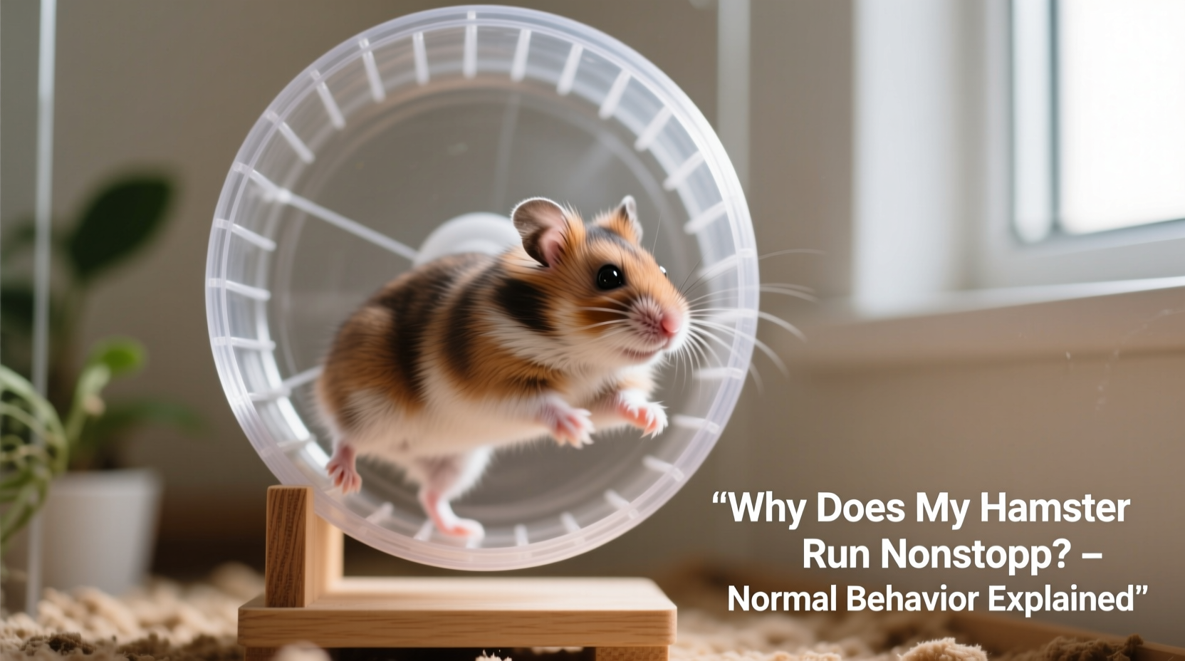 why does my hamster run on its wheel non stop normal behavior explained