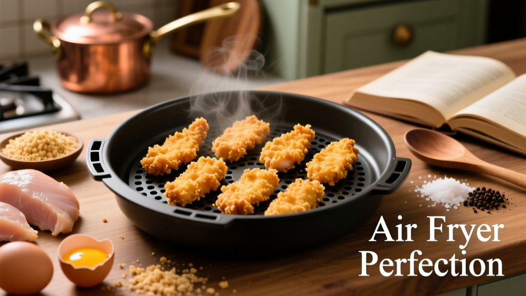 Crispy Panko Chicken Strips in Air Fryer (Easy!)