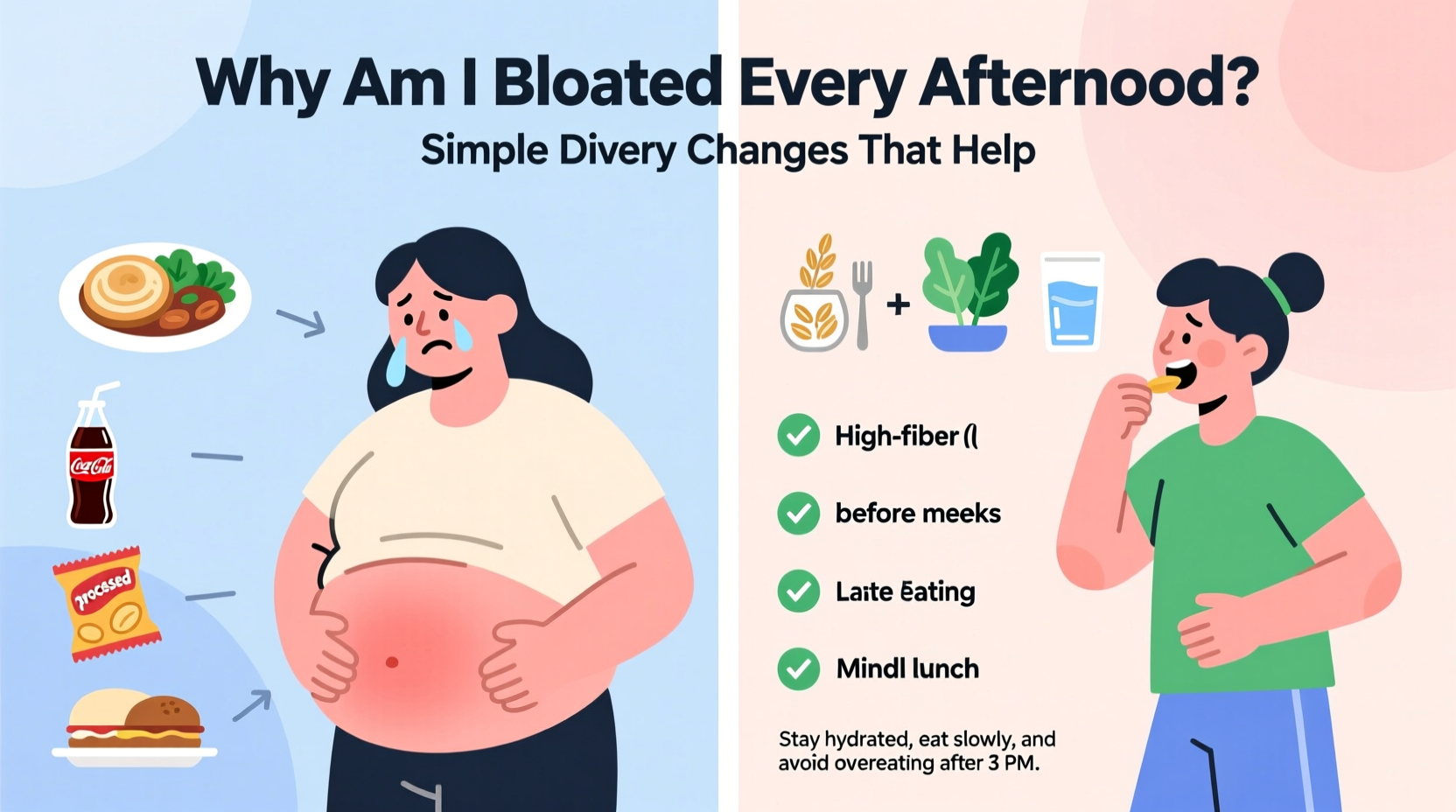 why am i bloated every afternoon simple dietary changes that help