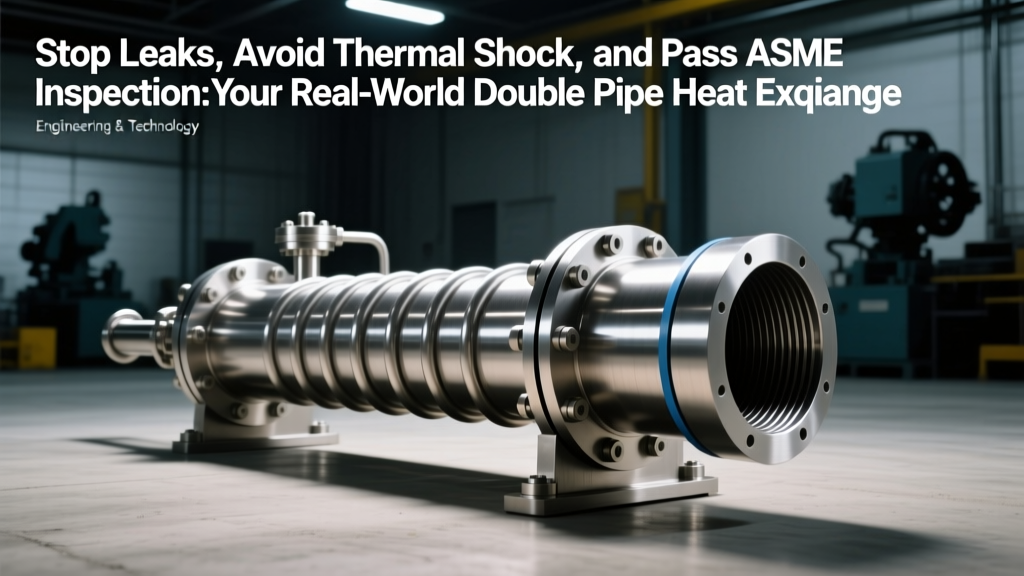 ASME-Compliant Double Pipe Heat Exchanger Installation