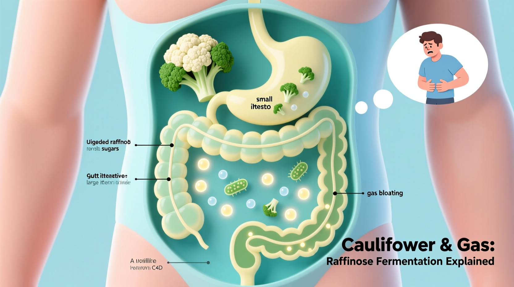 can eating cauliflower lead to gas and bloating