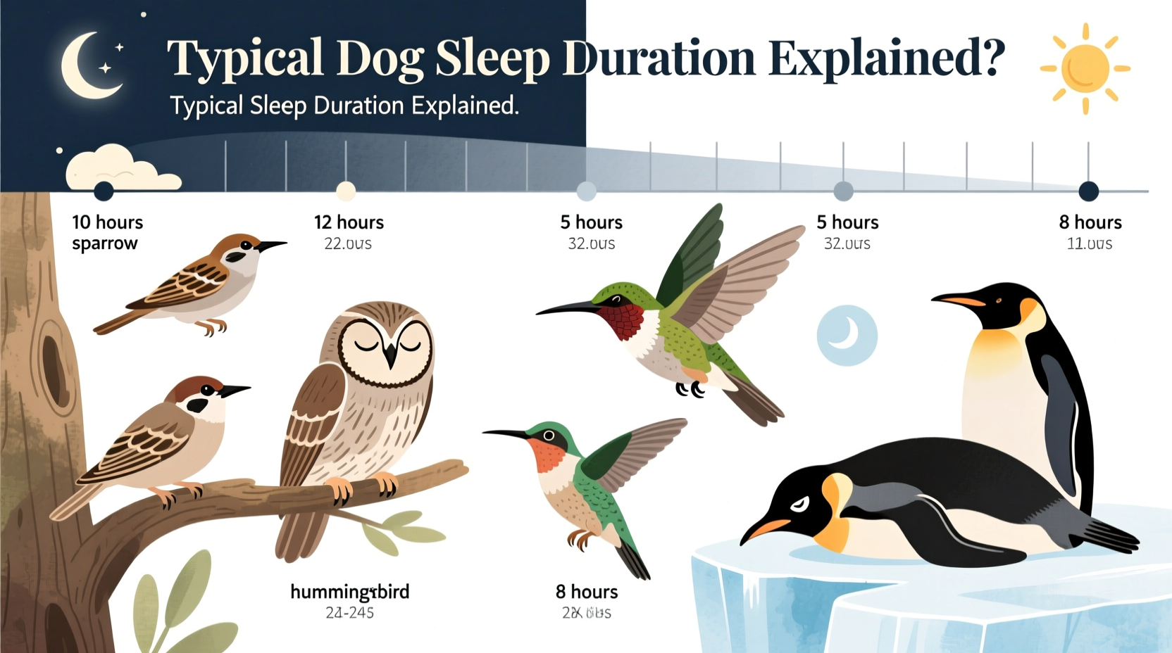 how long does a bird sleep