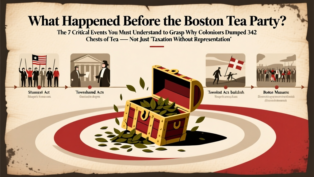 Boston Tea Party Causes: 7 Key Events Before 1773