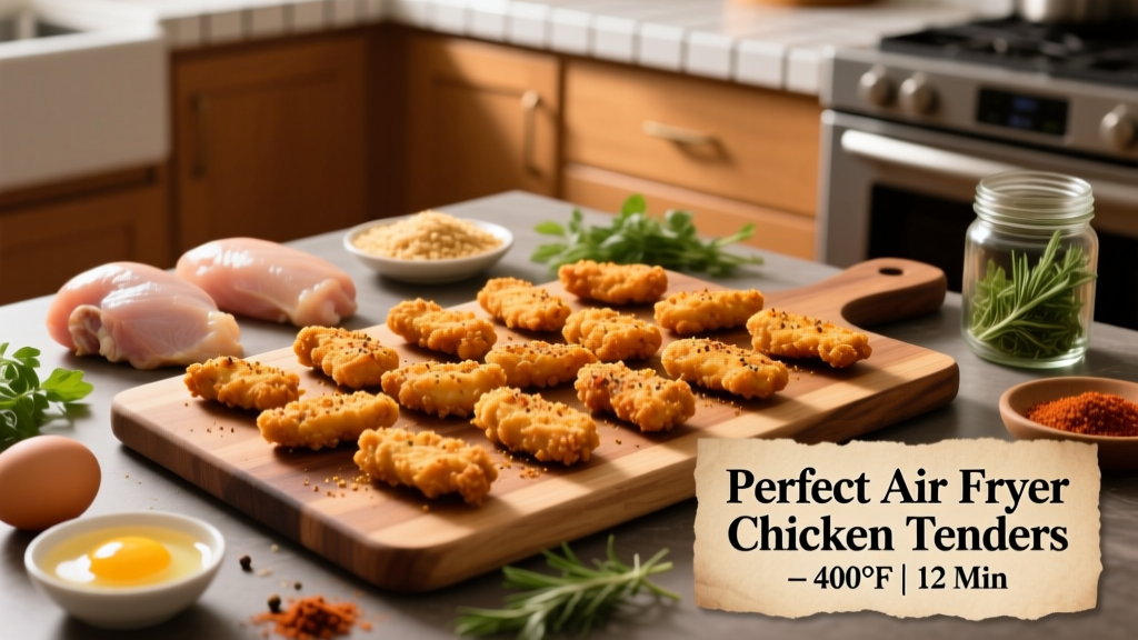 Air Fryer Chicken Tenders: Perfect Temp & Time