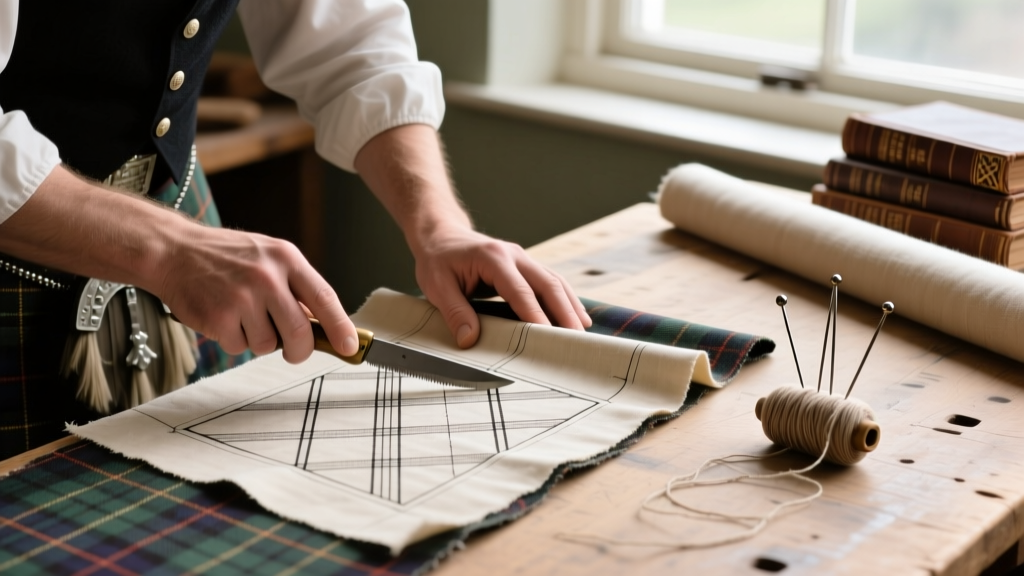 Scottish Kilt Tartan Sett Drafting & Pleating Guide 2026
