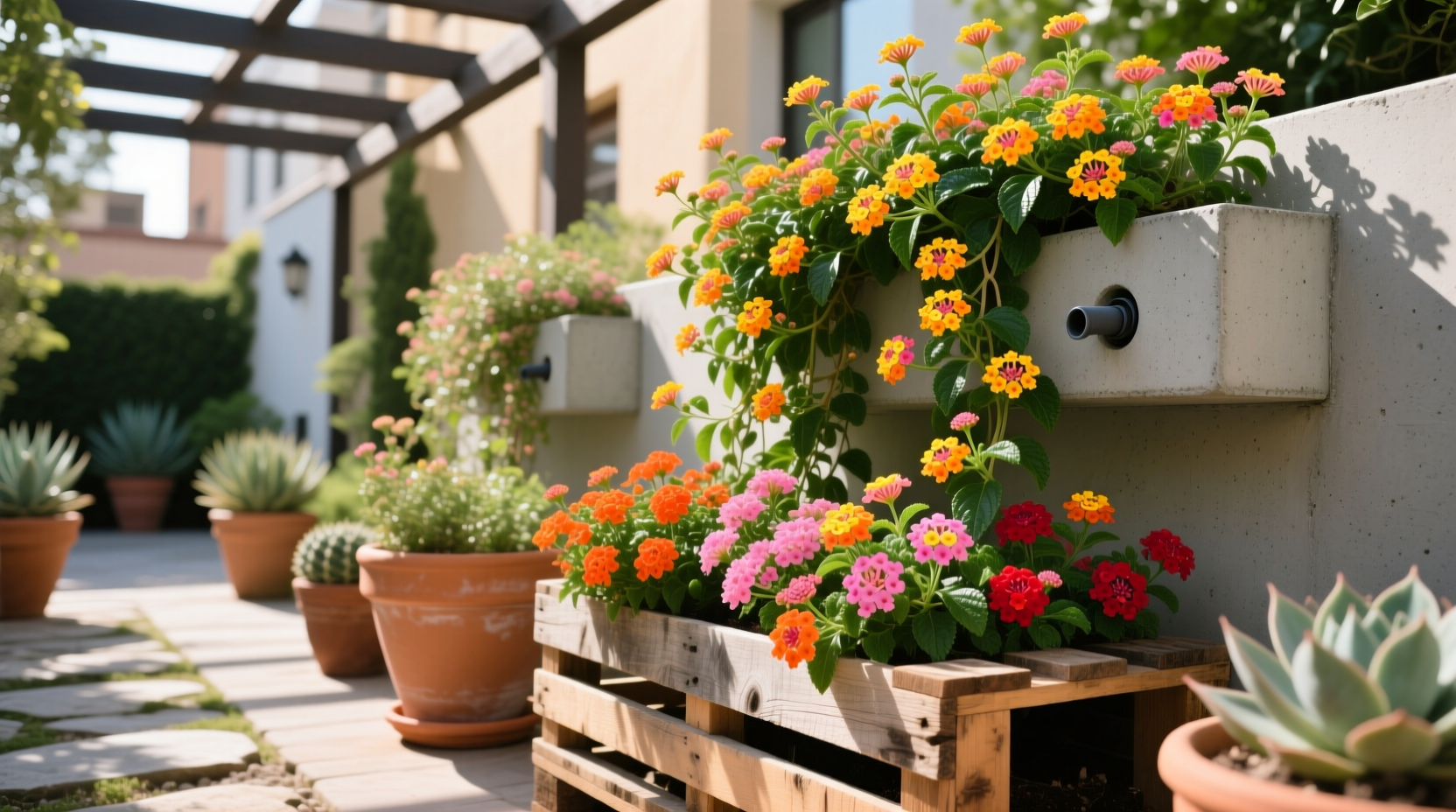 lantana planter ideas