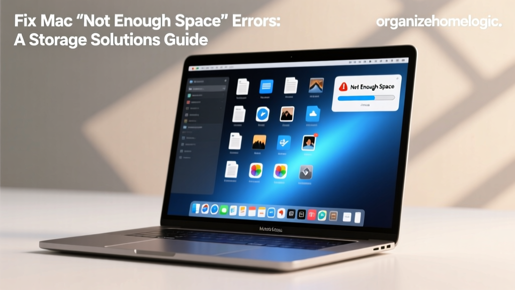 Fix Mac 'Not Enough Space' Errors: A Storage Solutions Guide