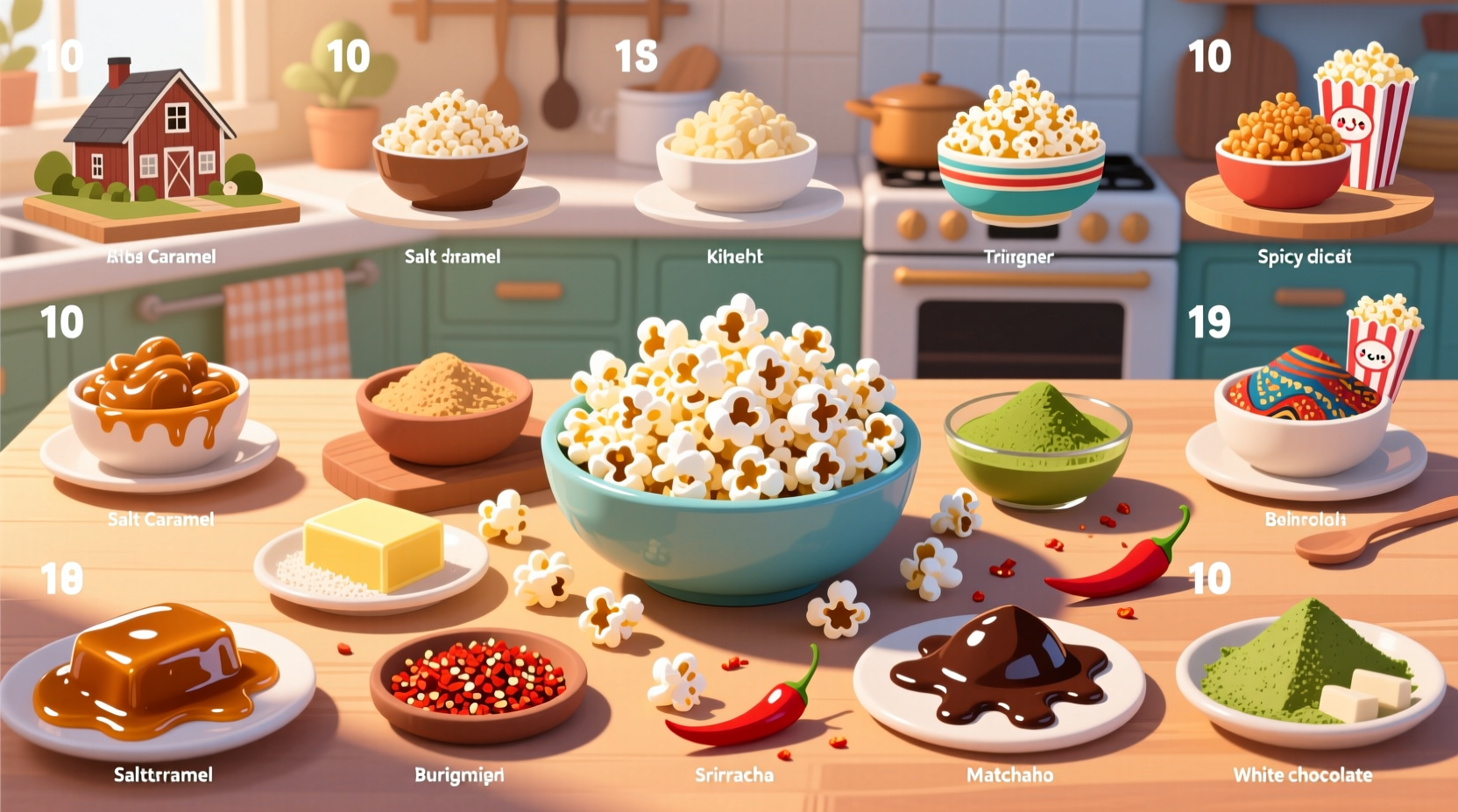 10 popcorn recipes