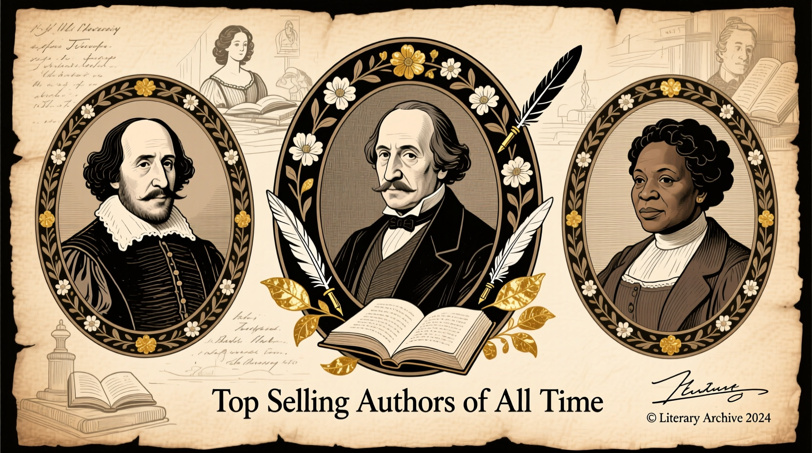 top selling authors of all time