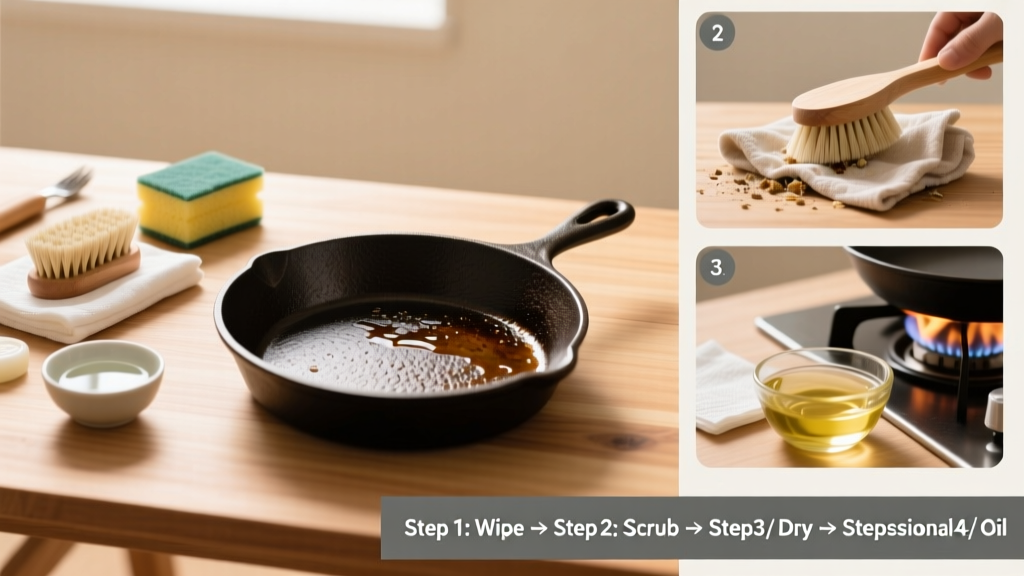How to Clean Cast Iron Cookware Properly