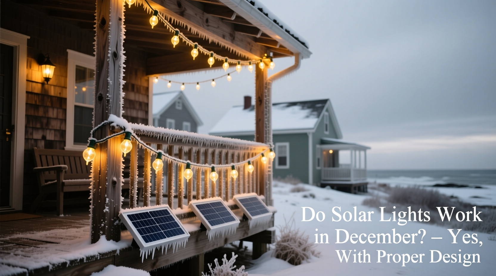 solar string lights in cloudy climates can they perform in december