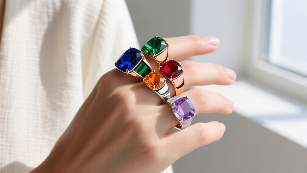 Best Gemstone Rings for Stacking: A Stylist’s Guide