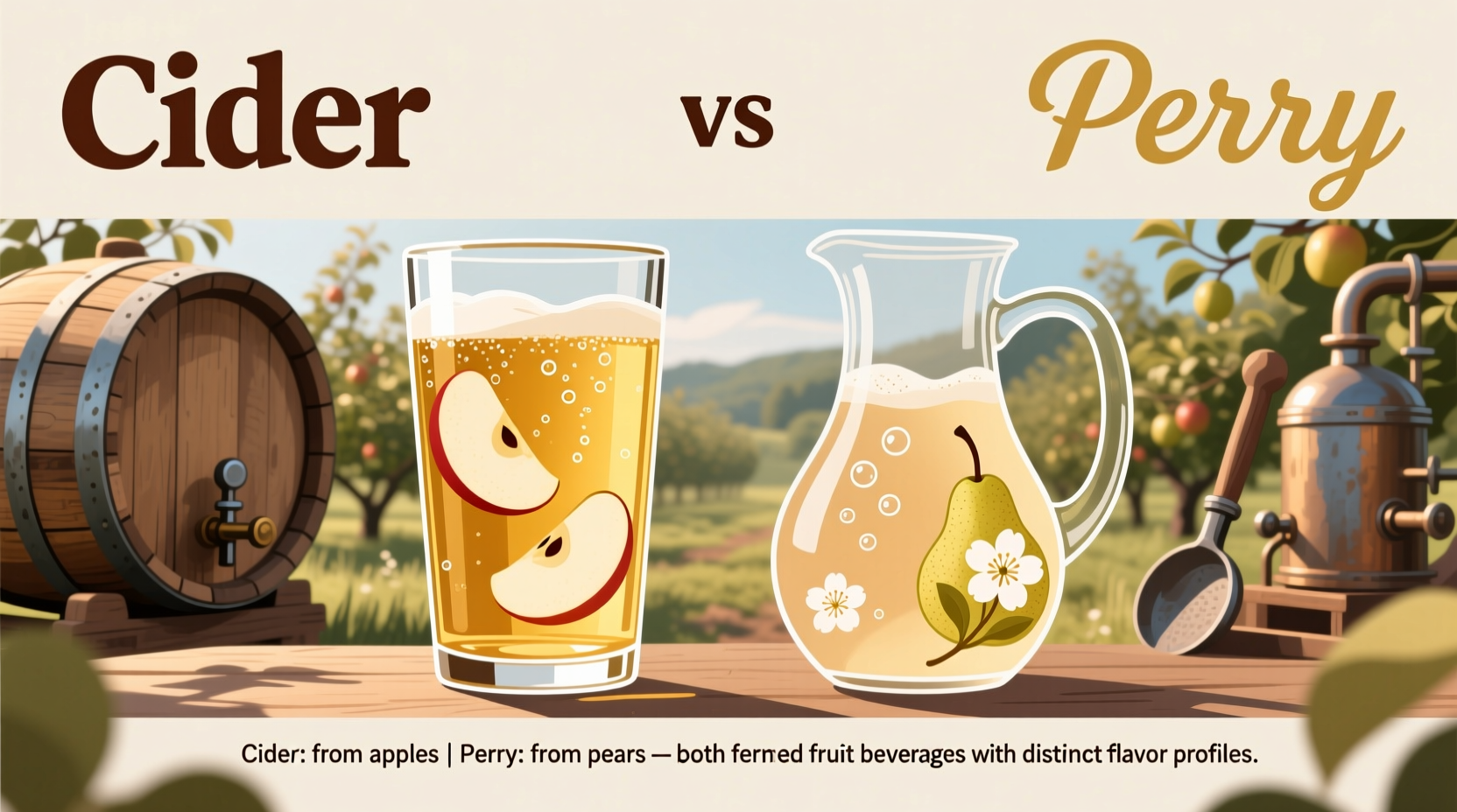 Cider Vs Perry Understanding Pear-based Alcoholic Drinks