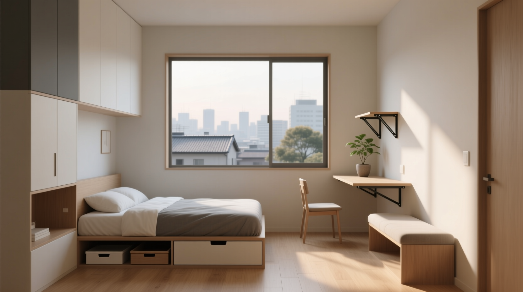 how to live with the minimal amount of storage space on