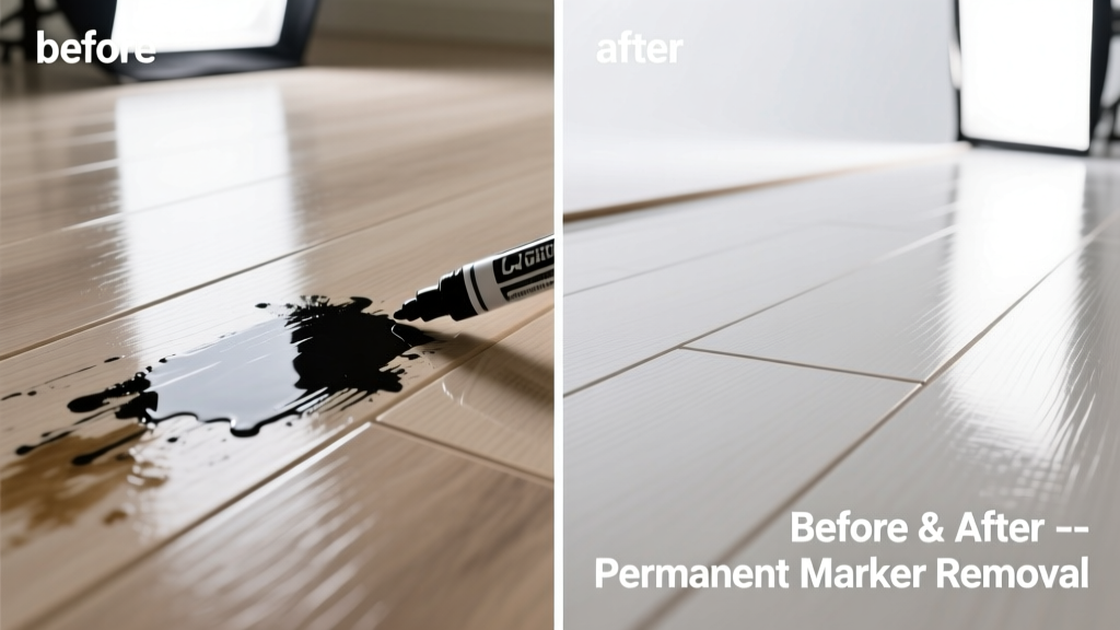 How to Remove Permanent Marker from Laminate Flooring