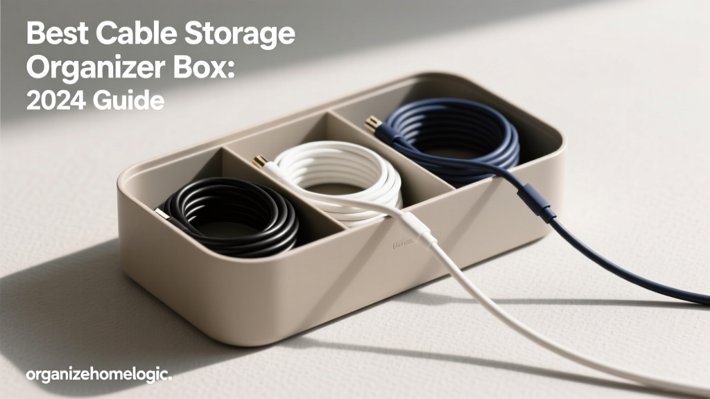 Best Cable Storage Organizer Box: 2024 Guide
