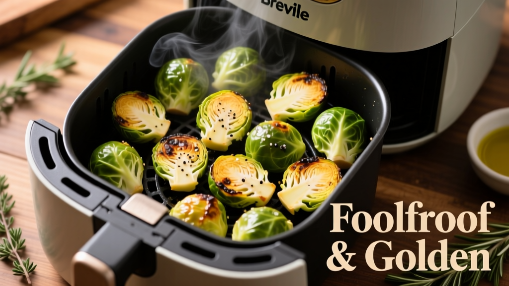 Crispy Breville Air Fryer Brussels Sprouts (Foolproof)