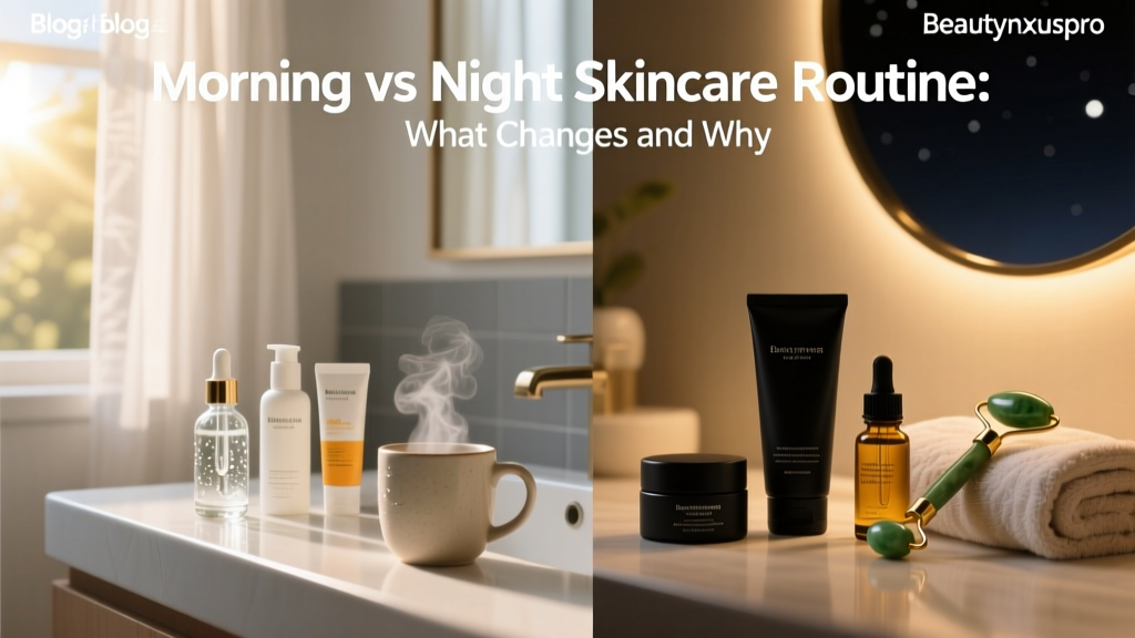 Morning vs Night Skincare Routine: What Changes and Why