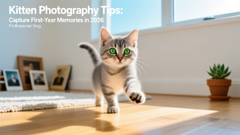 Kitten Photography Tips: Capture First-Year Memories in 2026