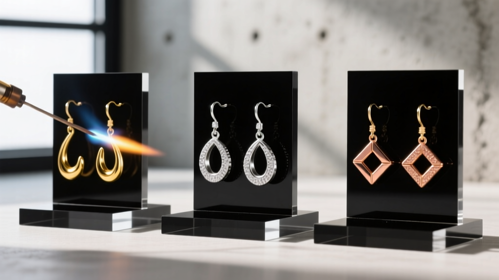 Soldered Earrings: Torch vs Pulse Arc vs Laser Welding Methods
