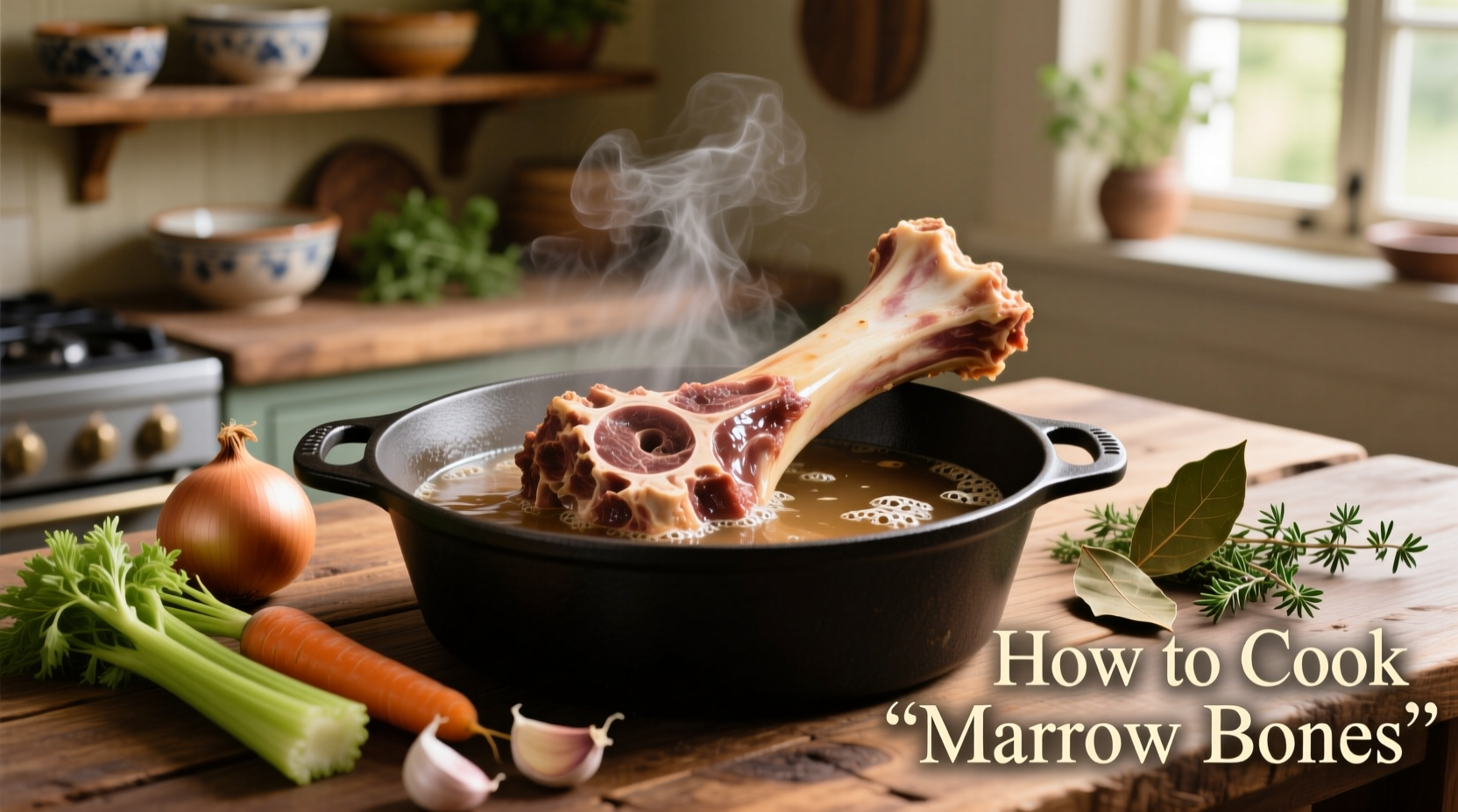 how to cook marrow bones