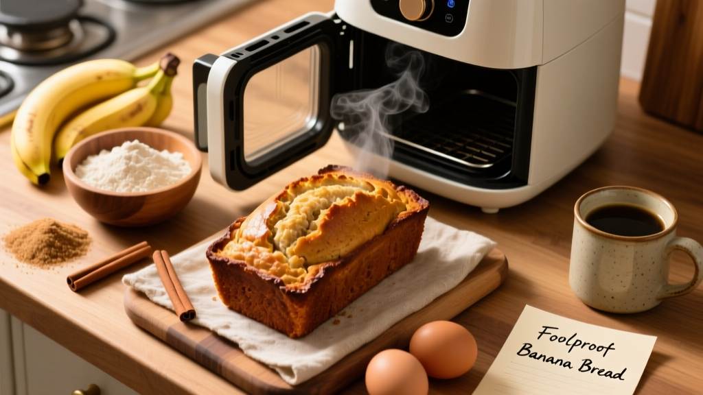 Air Fryer Banana Bread: Crispy-Edged, Moist & Foolproof