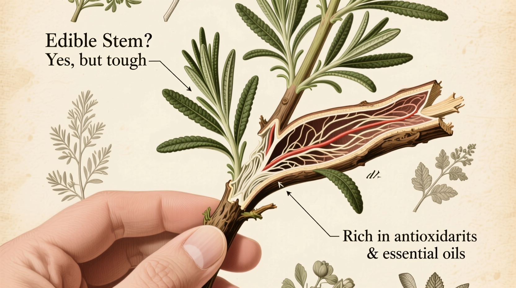 5 Ways to Use Rosemary Stems | TheHomeSprouts