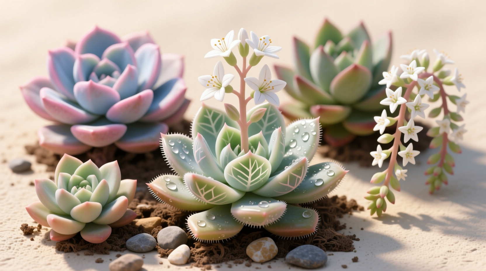 flowering succulents types