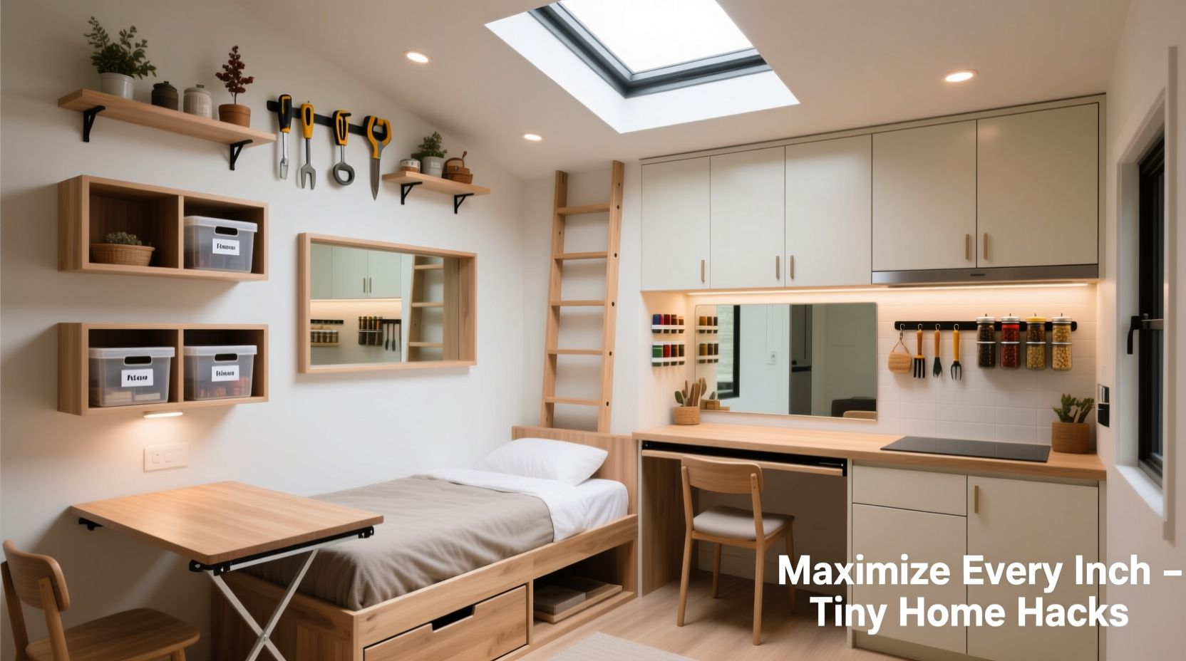 tiny home organization hacks for maximizing every inch of space