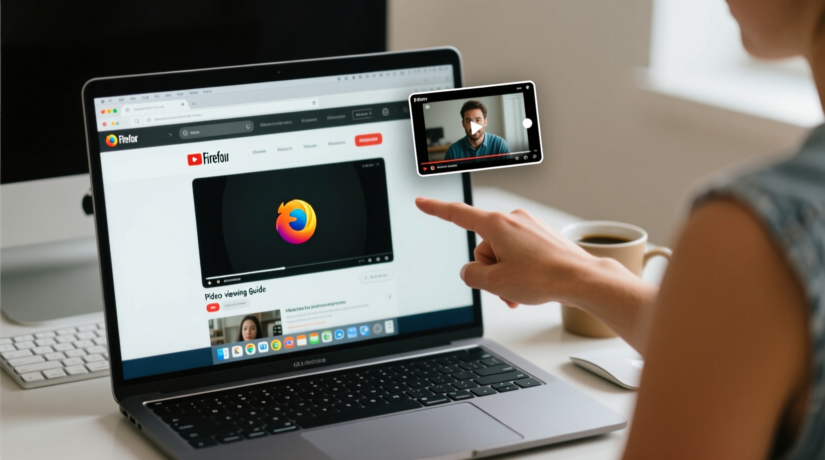 how to watch picture in picture videos in firefox and c
