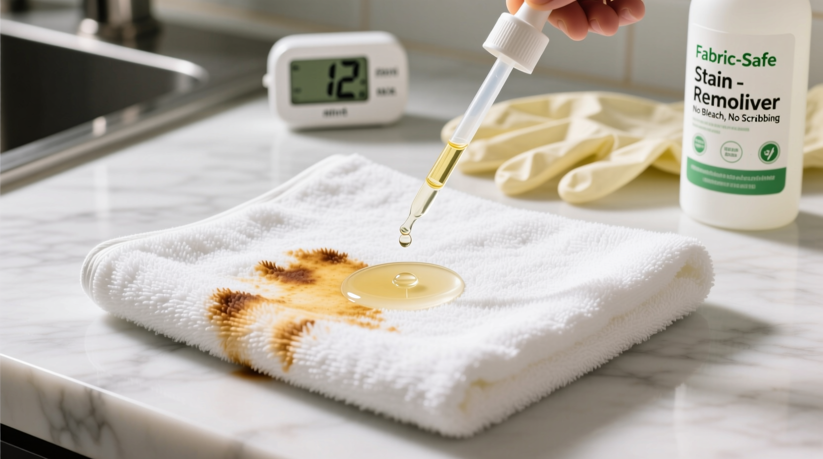how to remove fake tan stains from towels