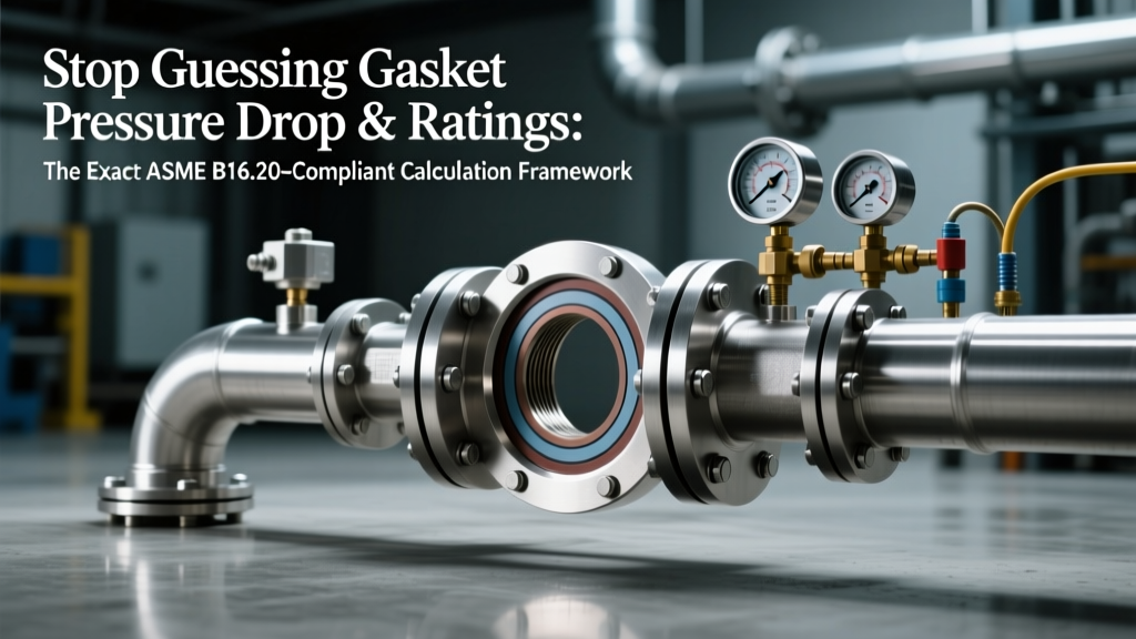 ASME B16.20 Gasket Pressure Drop & Rating Calculator