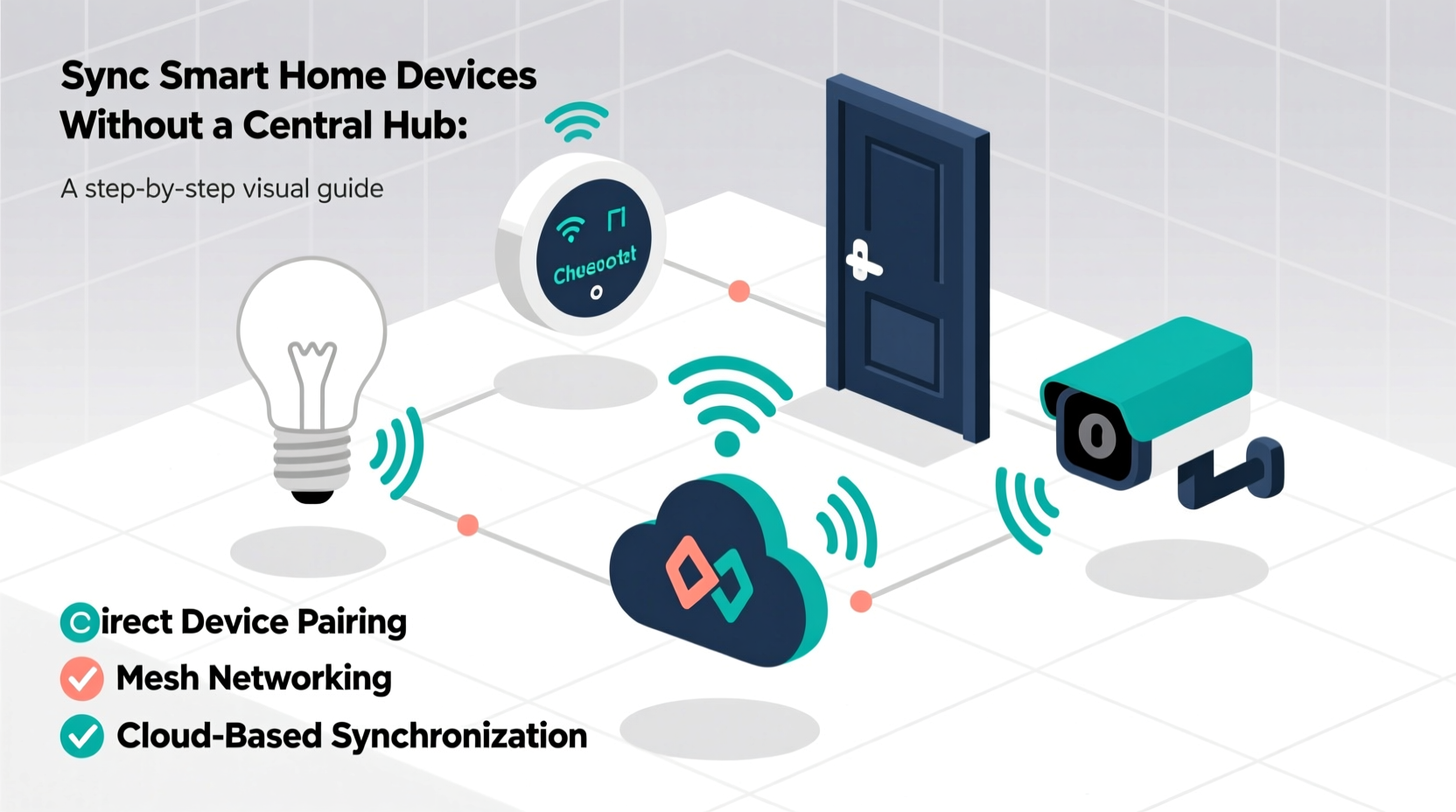 how to sync smart home devices without a central hub