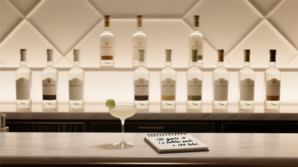 How Much Liquor for a Wedding of 120? (2026)