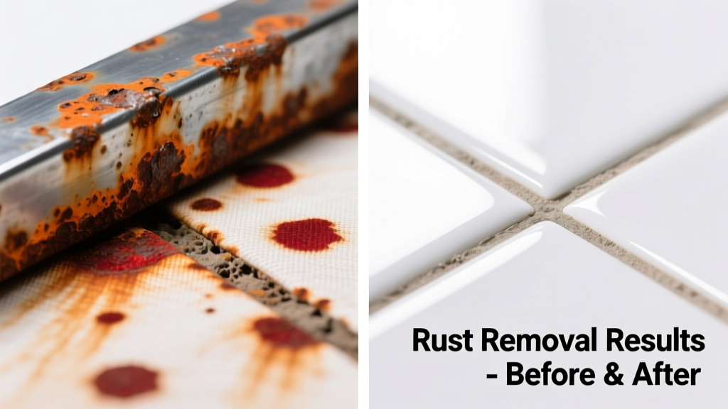 How to Remove Rust Stains from Metal, Fabric, and Tile