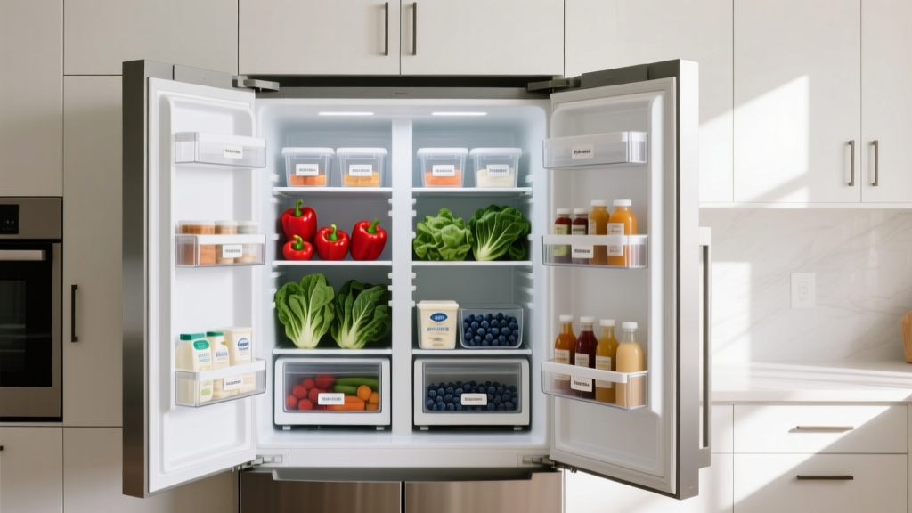 How to Organize a Double Door Refrigerator (Step-by-Step)
