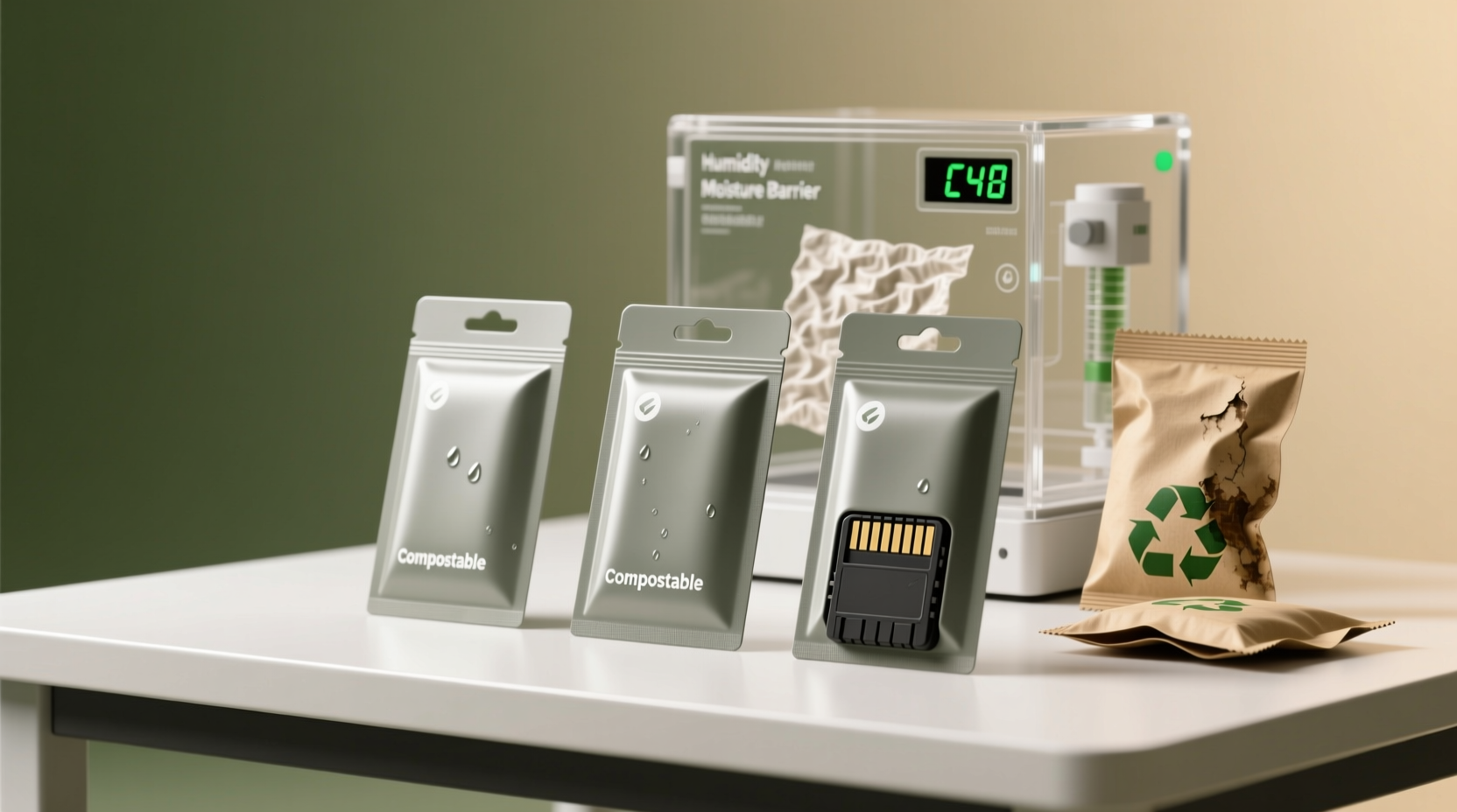 compostable vs kraft sleeves humidity protection